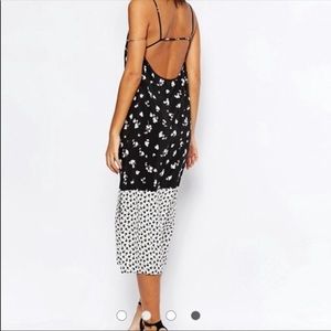 ASOS midi floral dress size 4